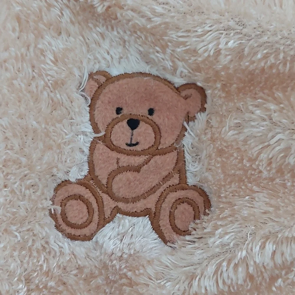 Tan Teddy Bear Baby Hooded Onesie/Costume NWOT
